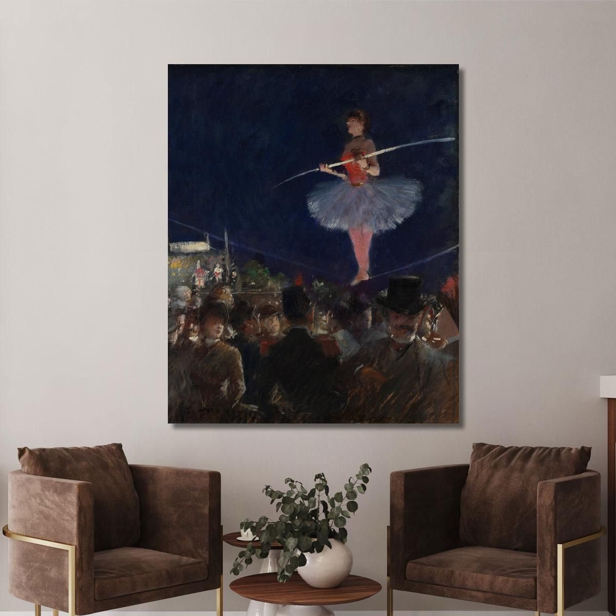 Tight-Rope Walker Jean-Louis Forain jfr61 canvas print 