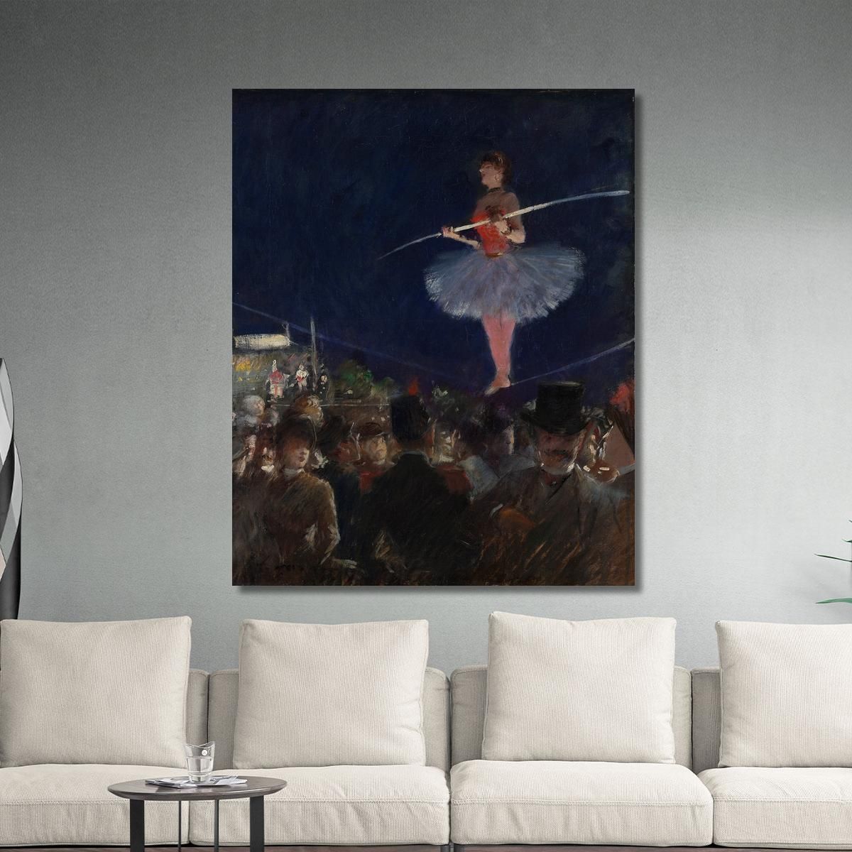 Tight-Rope Walker Jean-Louis Forain jfr61 canvas print 
