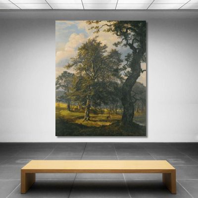 Dyrehaven Near Copenhagen Johan Christian Dahl jcd14 canvas print 