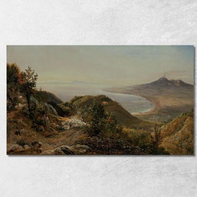 View From Pimonte Johan Christian Dahl jcd82 canvas print 