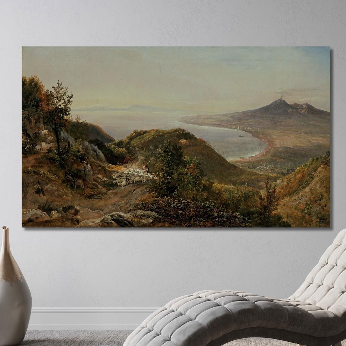 View From Pimonte Johan Christian Dahl jcd82 canvas print 