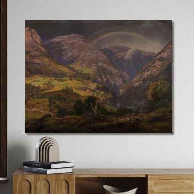 View From Stalheim Johan Christian Dahl jcd83 canvas print 