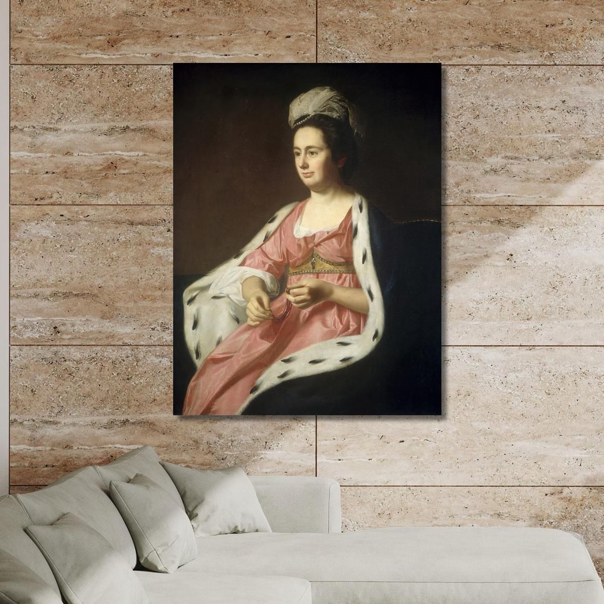 Abigail Smith Babcock Mrs. Adam Babcock John Singleton Copley jsg2 canvas print 