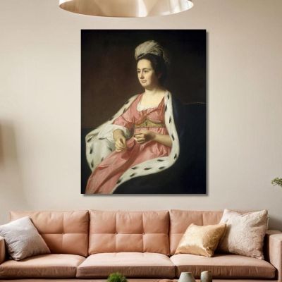 Abigail Smith Babcock Mrs. Adam Babcock John Singleton Copley jsg2 canvas print 