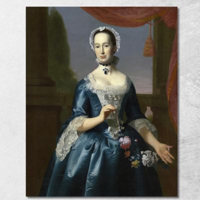 Anne Fairchild Bowler Mrs. Metcalf Bowler John Singleton Copley jsg3 canvas print 