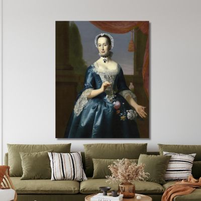 Anne Fairchild Bowler Mrs. Metcalf Bowler John Singleton Copley jsg3 canvas print 