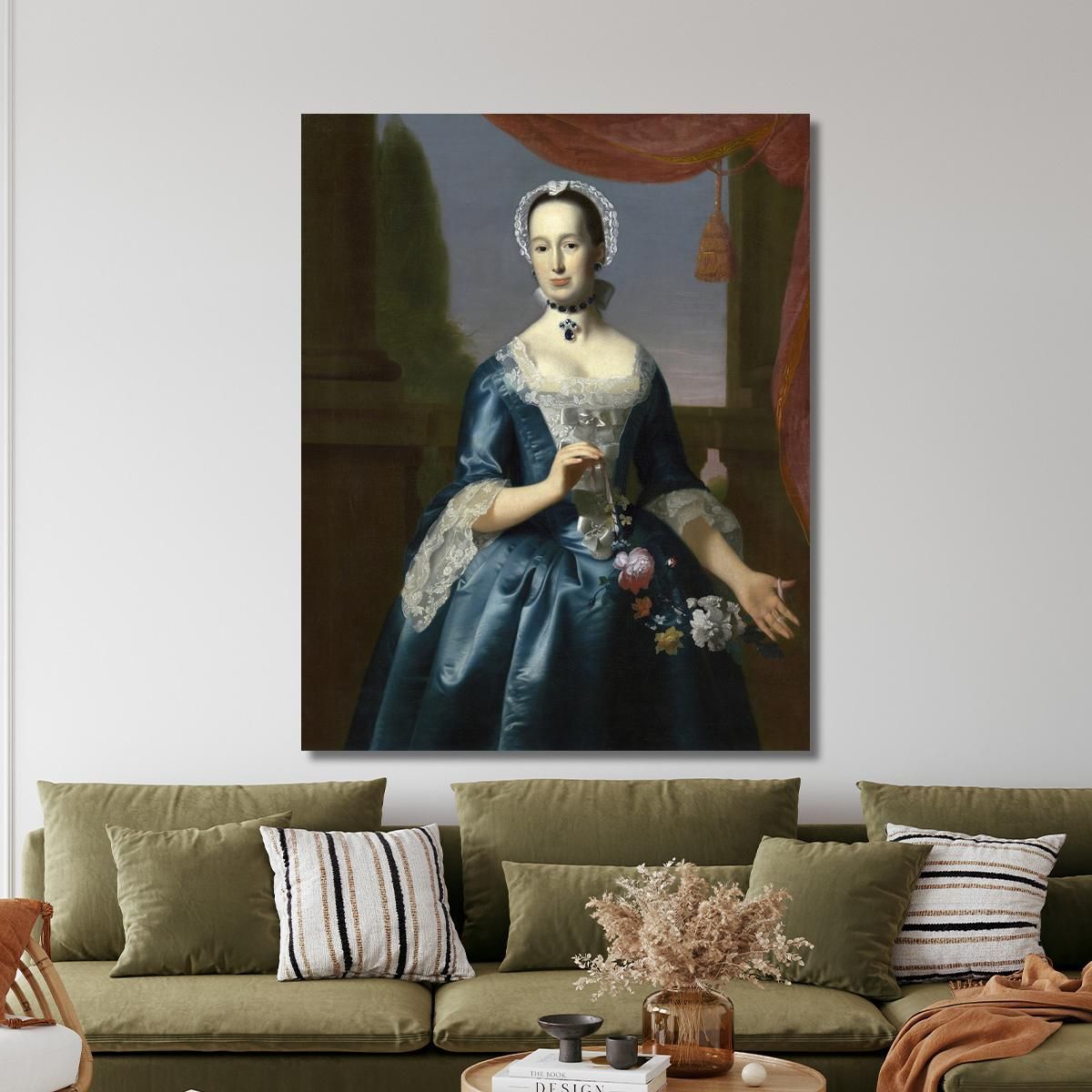 Anne Fairchild Bowler Mrs. Metcalf Bowler John Singleton Copley jsg3 canvas print 