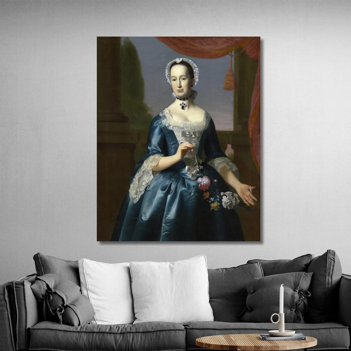 Anne Fairchild Bowler Mrs. Metcalf Bowler John Singleton Copley jsg3 canvas print 