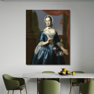 Anne Fairchild Bowler Mrs. Metcalf Bowler John Singleton Copley jsg3 canvas print 