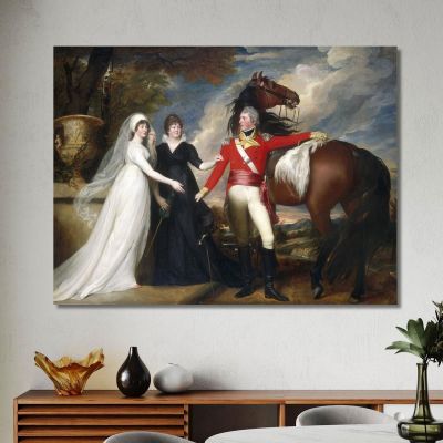 Colonel William Fitch And His Sisters Sarah And Ann Fitch John Singleton Copley jsg8 canvas print 