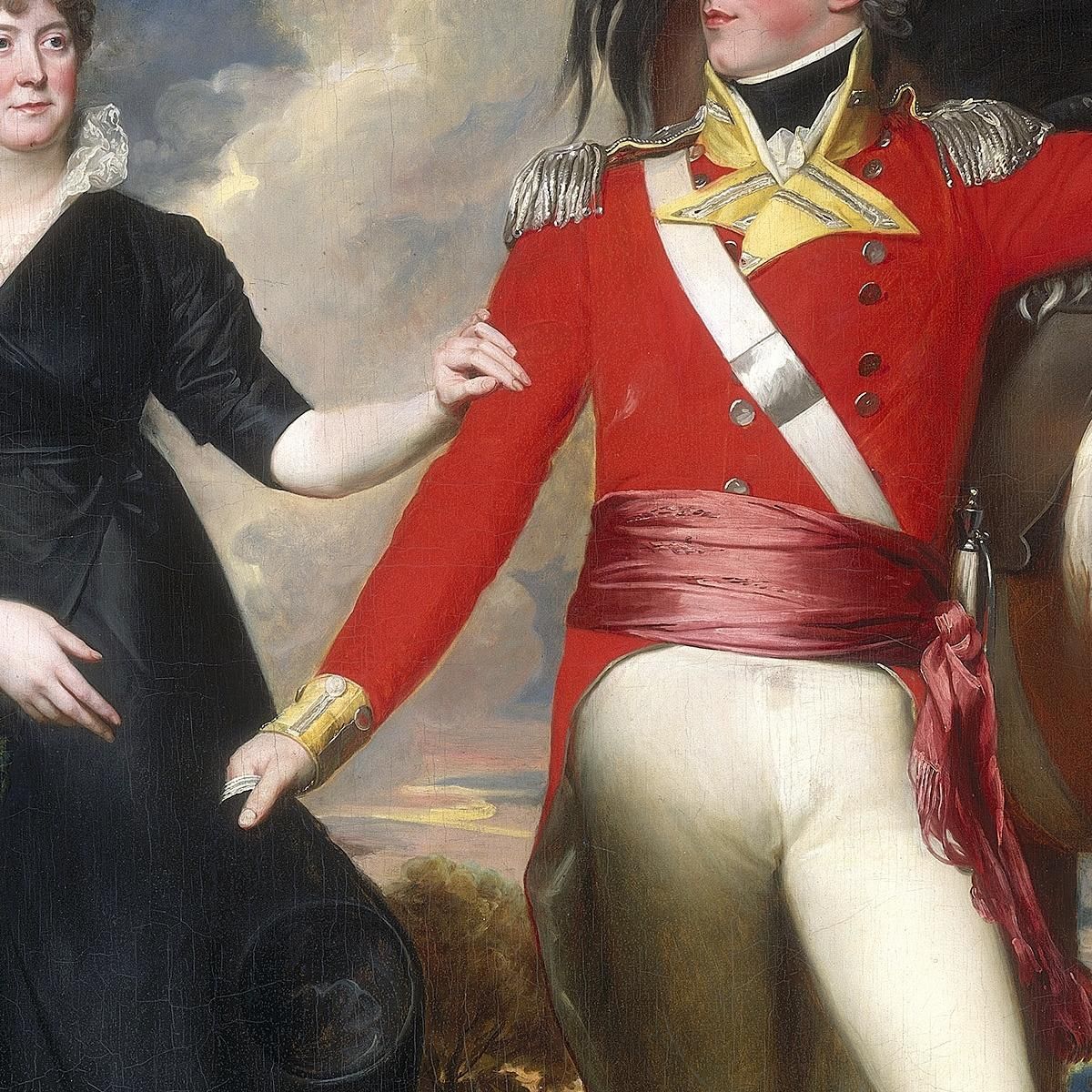 Colonel William Fitch And His Sisters Sarah And Ann Fitch John Singleton Copley jsg8 canvas print