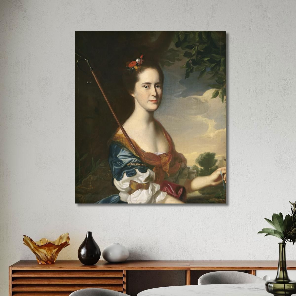 Elizabeth Gray Otis Mrs. Samuel Alleyne Otis John Singleton Copley jsg11 canvas print 