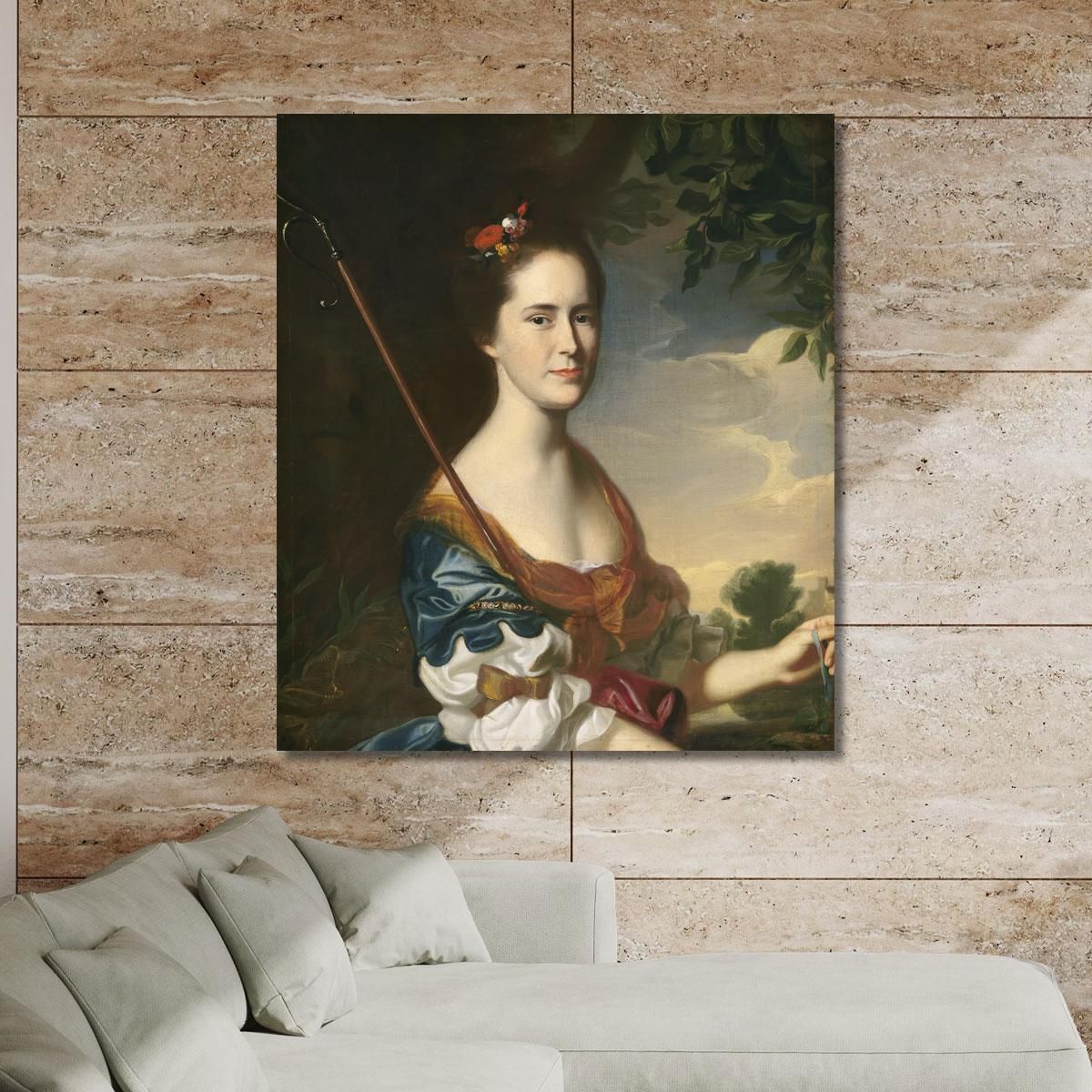 Elizabeth Gray Otis Mrs. Samuel Alleyne Otis John Singleton Copley jsg11 canvas print 