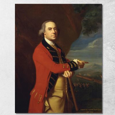 General Thomas Gage John Singleton Copley jsg18 canvas print 