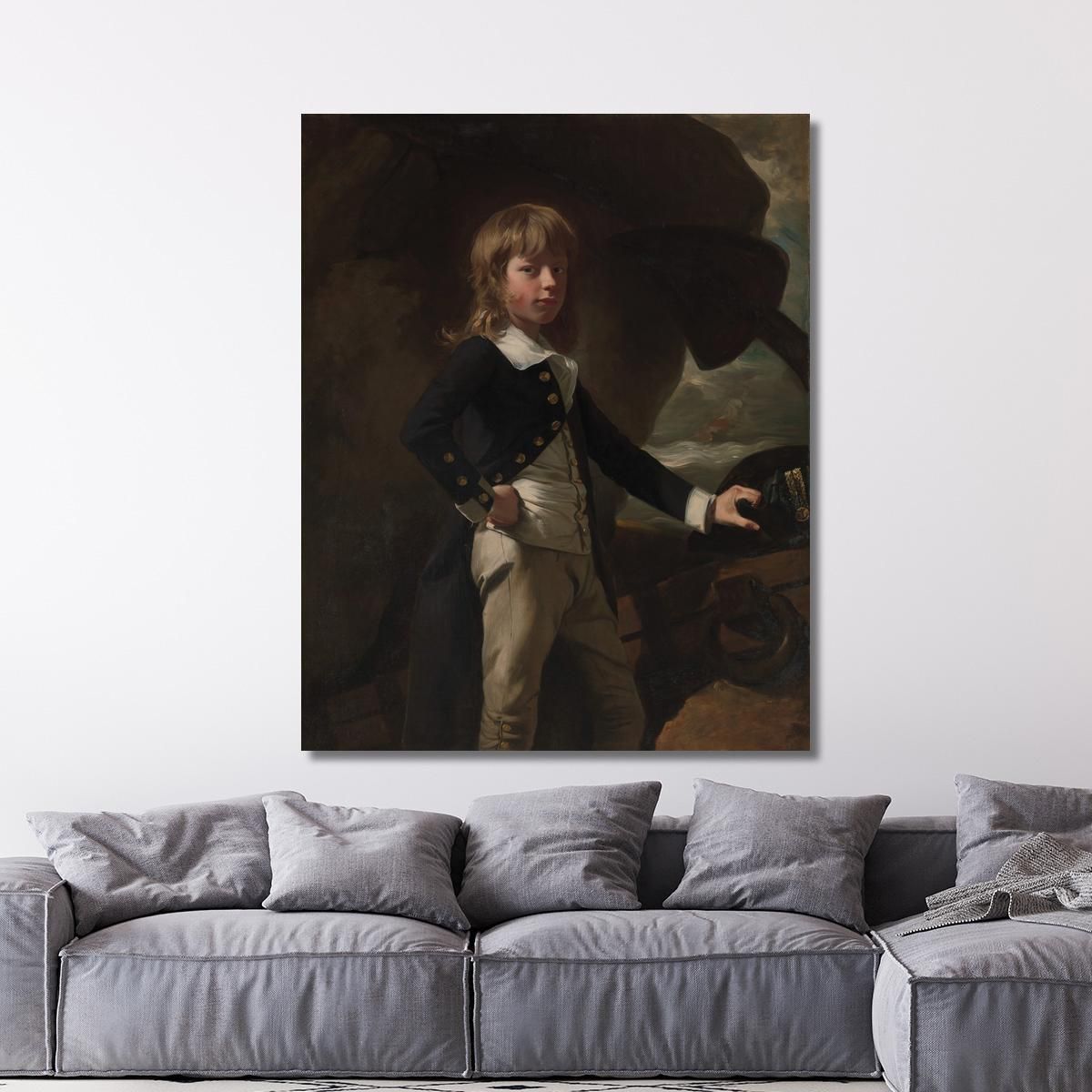 Midshipman Augustus Brine John Singleton Copley jsg33 canvas print 