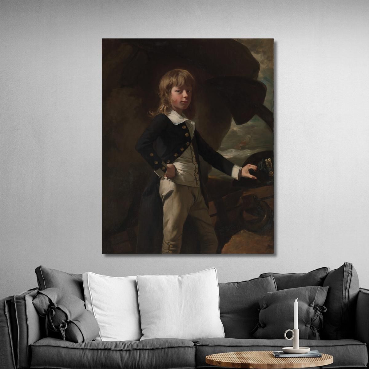 Midshipman Augustus Brine John Singleton Copley jsg33 canvas print 