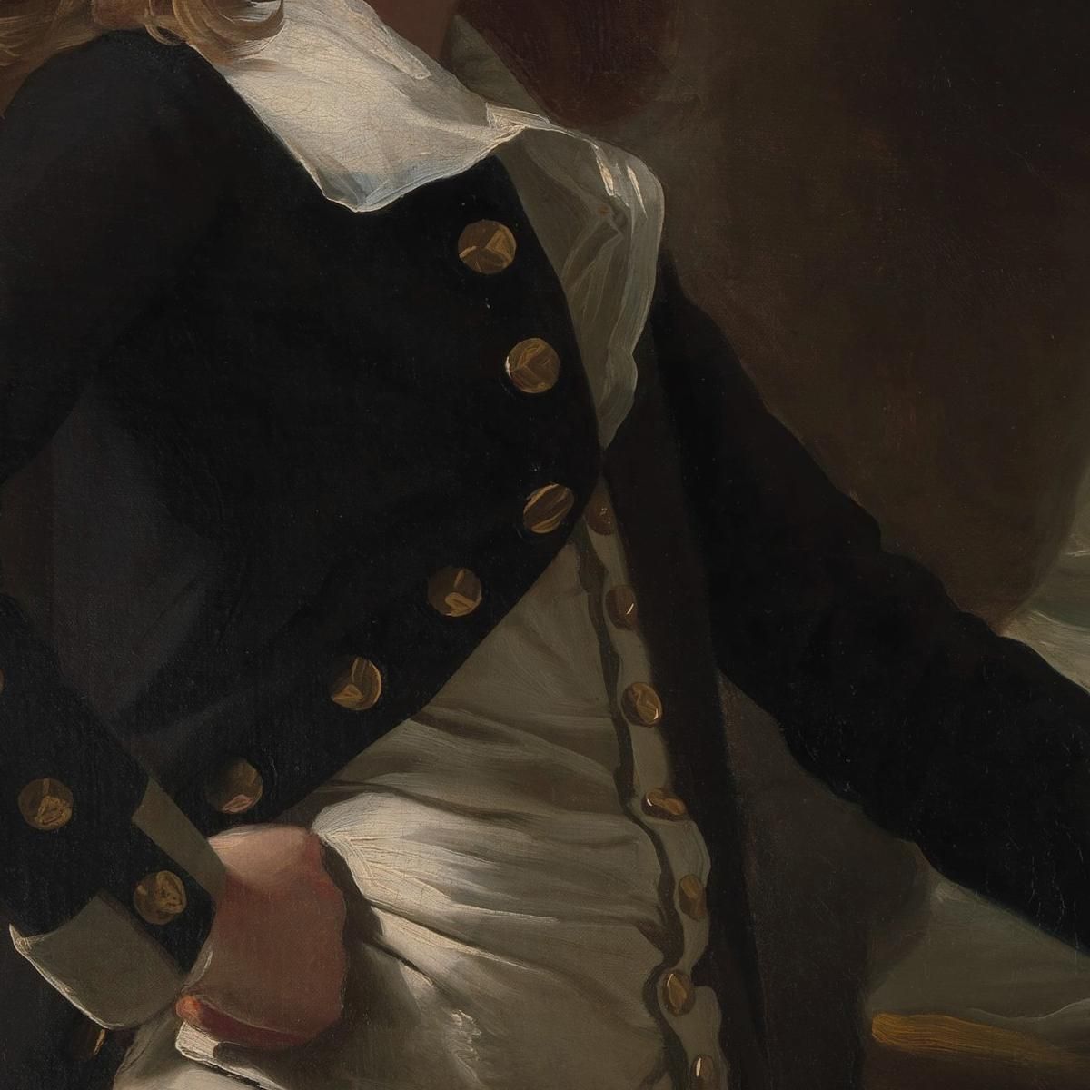 Midshipman Augustus Brine John Singleton Copley jsg33 canvas print