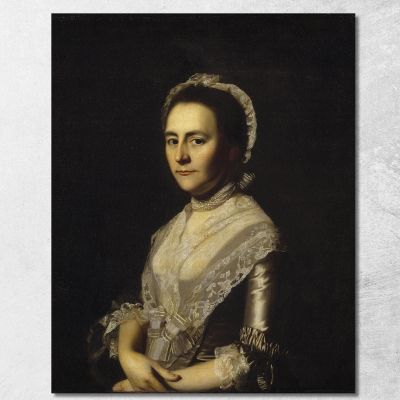 Mrs. Alexander Cumming Nee Elizabeth Goldthwaite Later Mrs. John Bacon John Singleton Copley jsg34 canvas print 