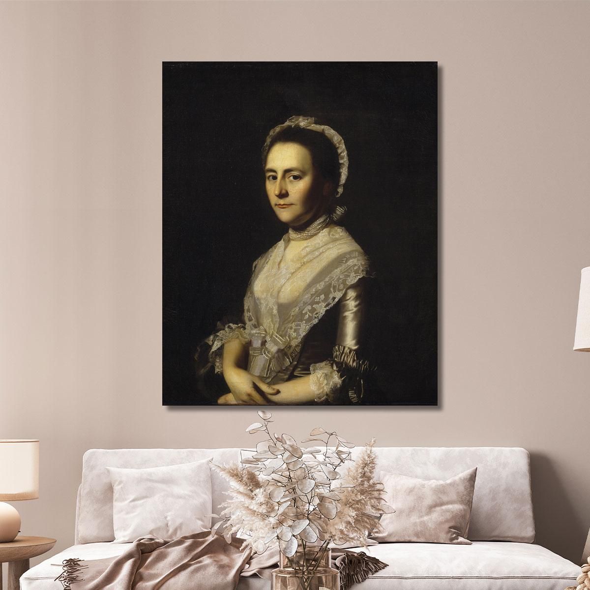 Mrs. Alexander Cumming Nee Elizabeth Goldthwaite Later Mrs. John Bacon John Singleton Copley jsg34 canvas print 