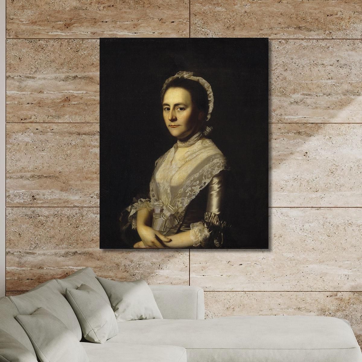 Mrs. Alexander Cumming Nee Elizabeth Goldthwaite Later Mrs. John Bacon John Singleton Copley jsg34 canvas print 