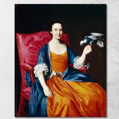 Mrs. Benjamin Hallowell John Singleton Copley jsg35 canvas print 