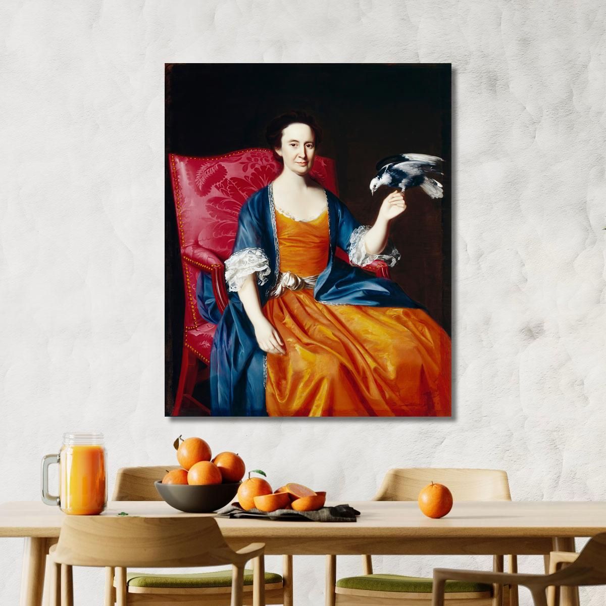 Mrs. Benjamin Hallowell John Singleton Copley jsg35 canvas print 