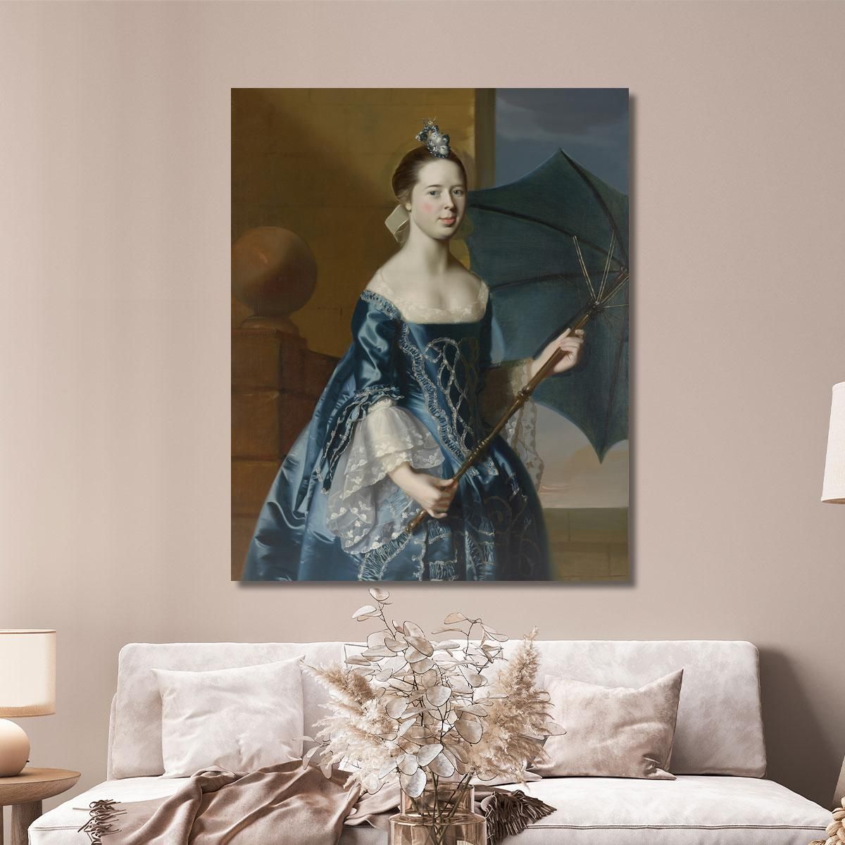 Mrs. Benjamin Pickman Mary Toppan John Singleton Copley jsg36 canvas print 