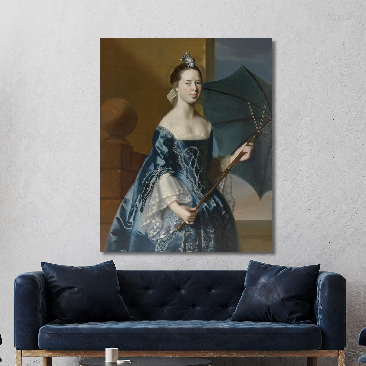 Mrs. Benjamin Pickman Mary Toppan John Singleton Copley jsg36 canvas print 