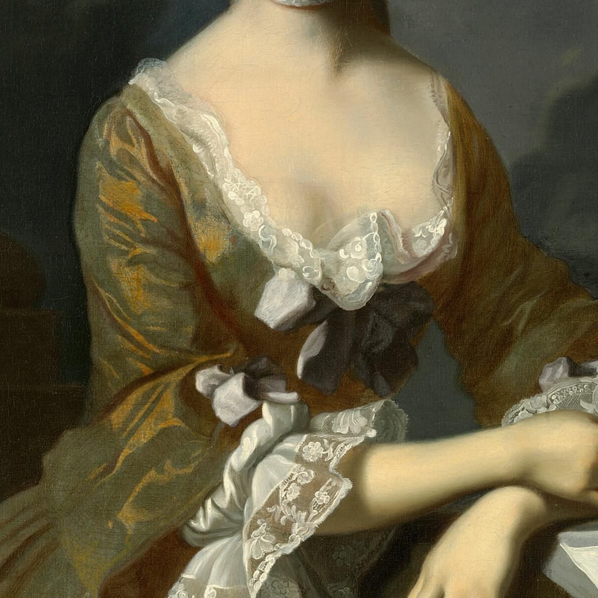 Mrs. Daniel Hubbard Mary Greene John Singleton Copley jsg38 canvas print