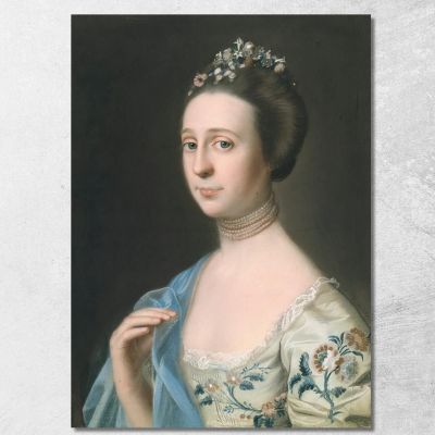 Mrs. Henry Hill Anna Barrett John Singleton Copley jsg42 canvas print 
