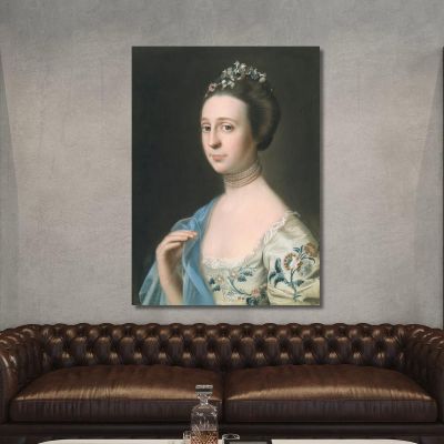 Mrs. Henry Hill Anna Barrett John Singleton Copley jsg42 canvas print 