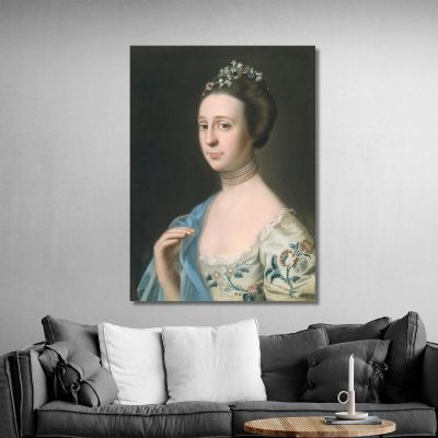 Mrs. Henry Hill Anna Barrett John Singleton Copley jsg42 canvas print 