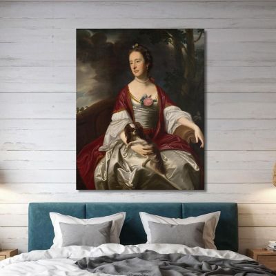 Mrs. Jerathmael Bowers John Singleton Copley jsg43 canvas print 