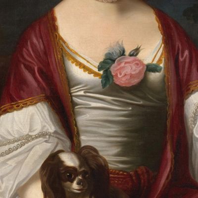 Mrs. Jerathmael Bowers John Singleton Copley jsg43 canvas print