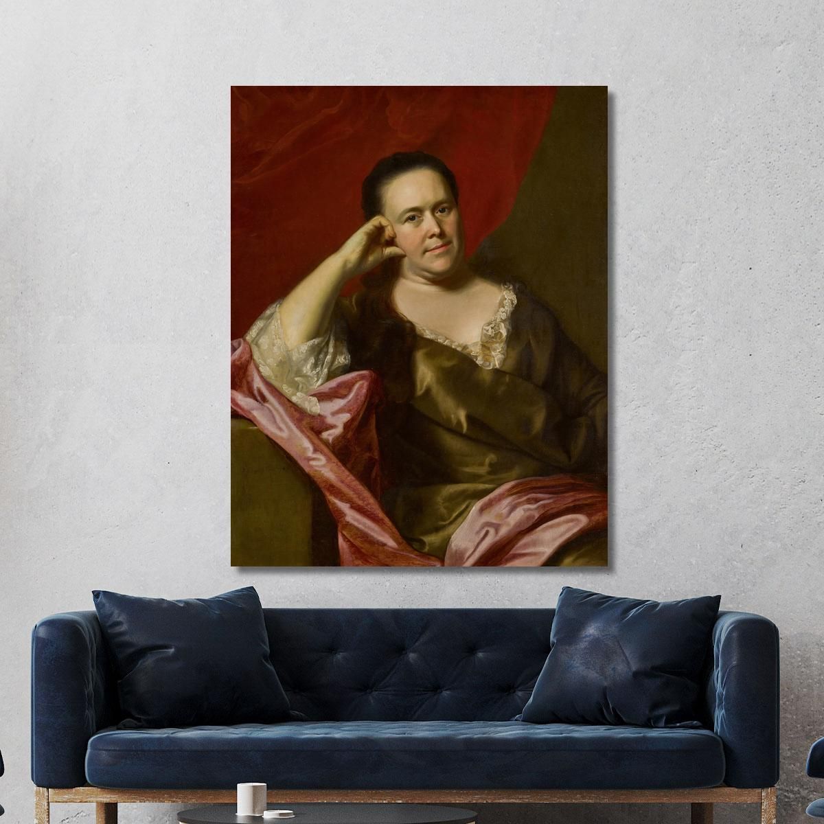 Mrs. John Scollay Mercy Greenleaf John Singleton Copley jsg45 canvas print 