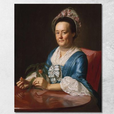 Mrs. John Winthrop John Singleton Copley jsg46 canvas print 