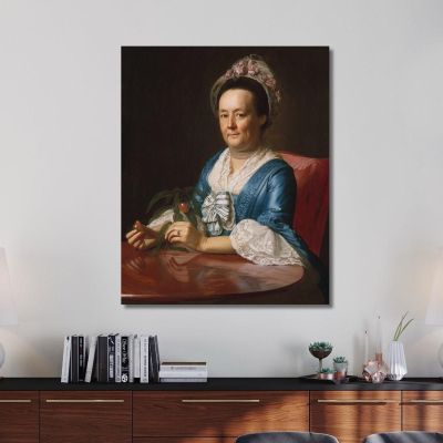 Mrs. John Winthrop John Singleton Copley jsg46 canvas print 