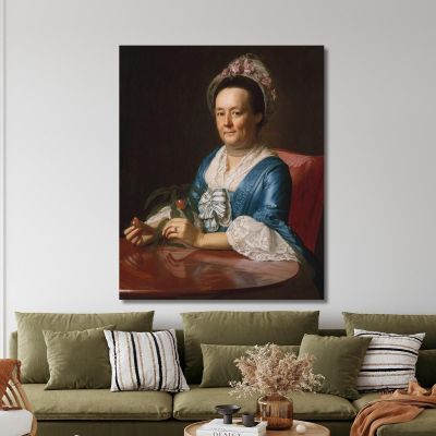 Mrs. John Winthrop John Singleton Copley jsg46 canvas print 