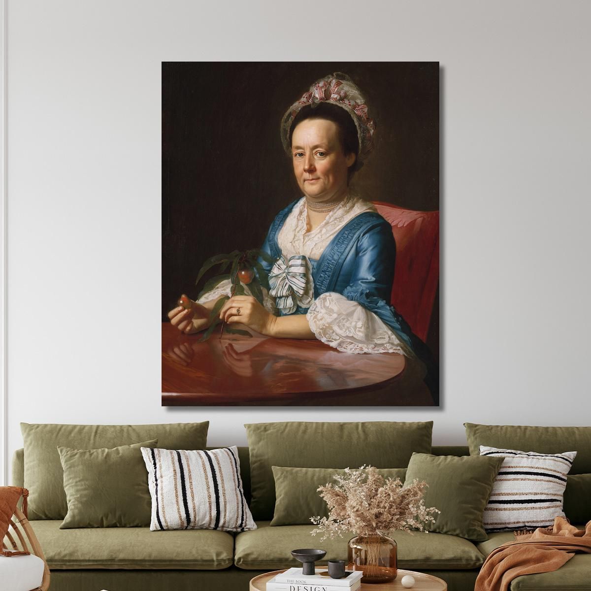 Mrs. John Winthrop John Singleton Copley jsg46 canvas print 