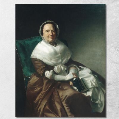 Mrs. Sylvanus Bourne John Singleton Copley jsg47 canvas print 