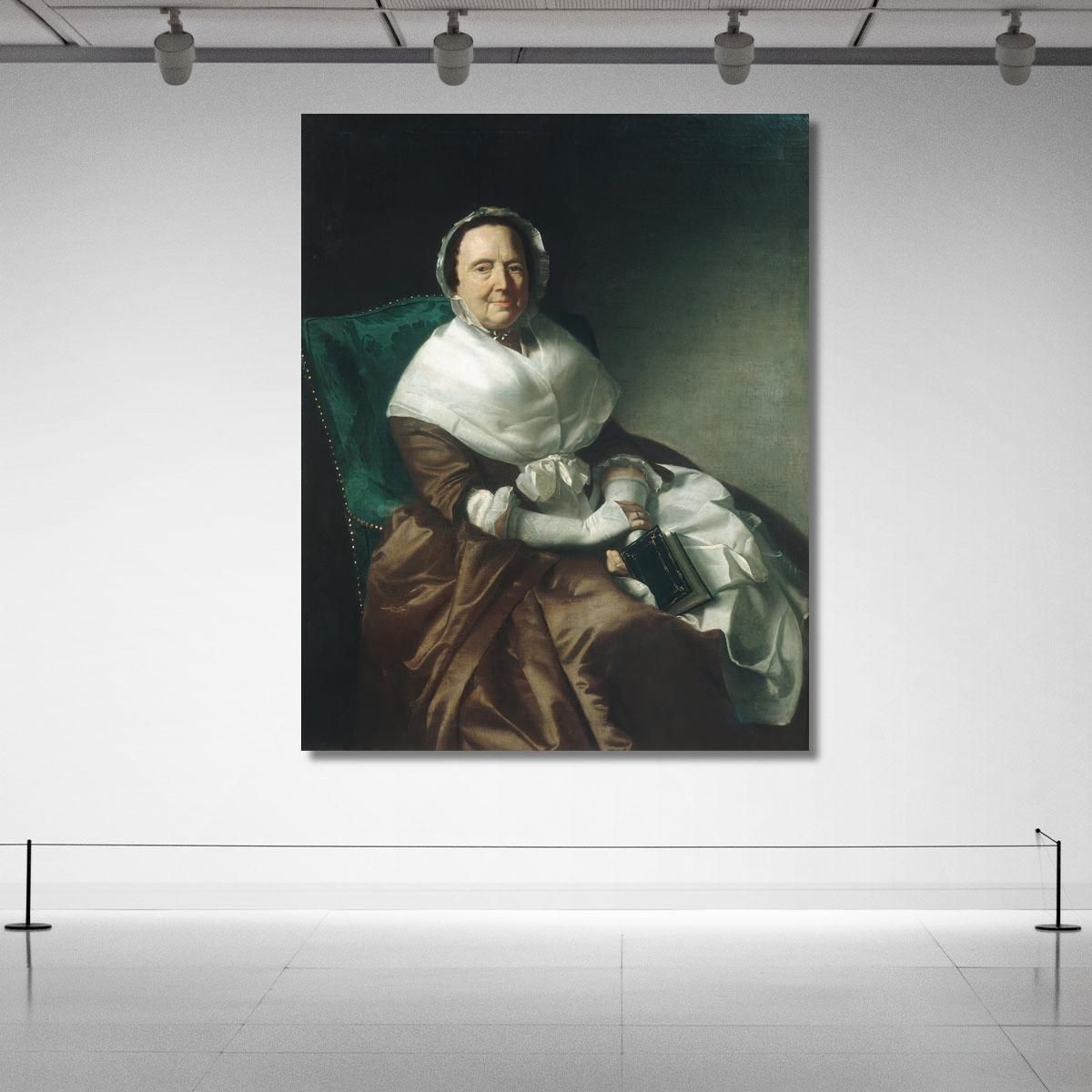 Mrs. Sylvanus Bourne John Singleton Copley jsg47 canvas print 