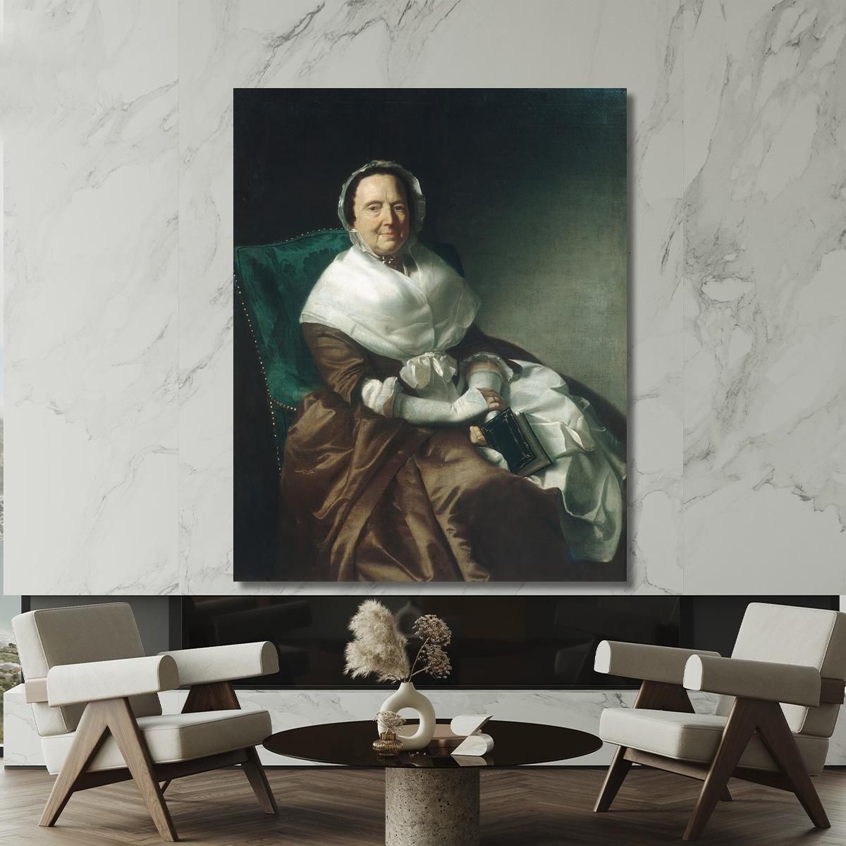 Mrs. Sylvanus Bourne John Singleton Copley jsg47 canvas print 