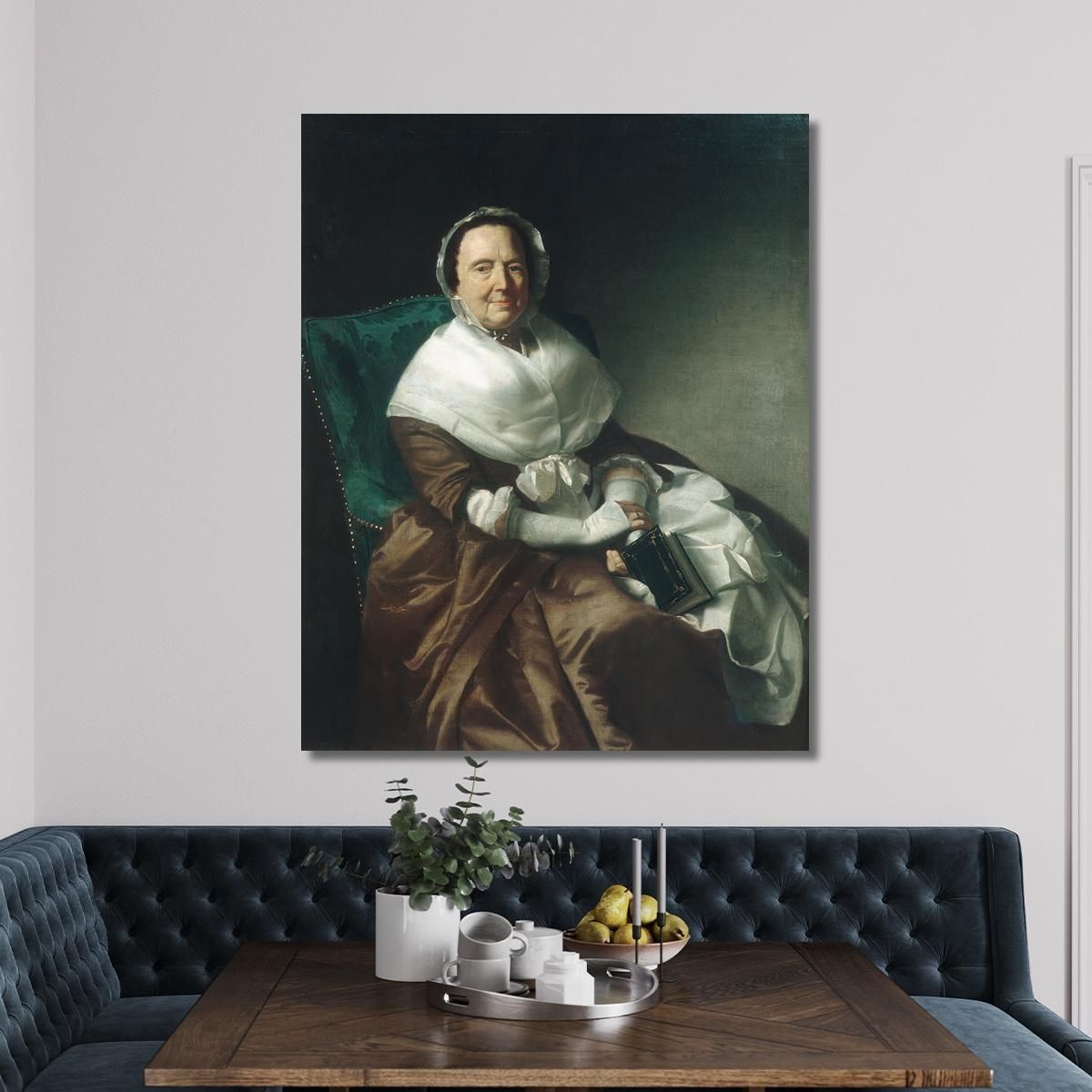 Mrs. Sylvanus Bourne John Singleton Copley jsg47 canvas print 
