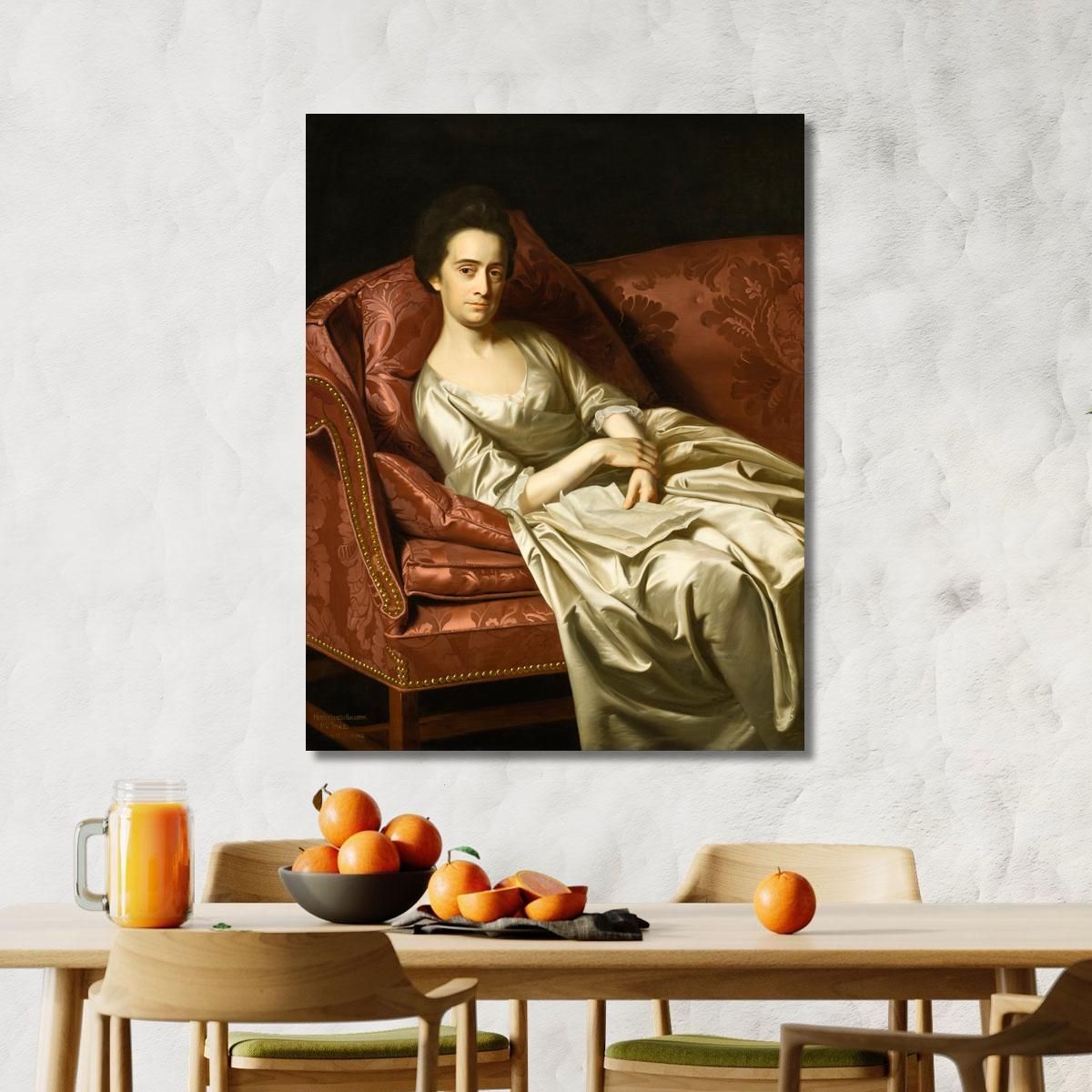 Portrait Of A Lady John Singleton Copley jsg50 canvas print 