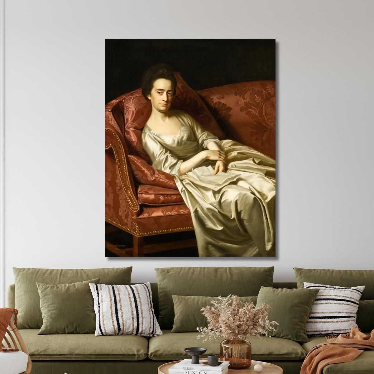 Portrait Of A Lady John Singleton Copley jsg50 canvas print 