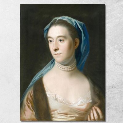 Portrait Of Mrs. Joseph Henshaw John Singleton Copley jsg55 canvas print 