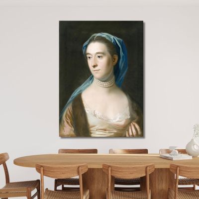 Portrait Of Mrs. Joseph Henshaw John Singleton Copley jsg55 canvas print 