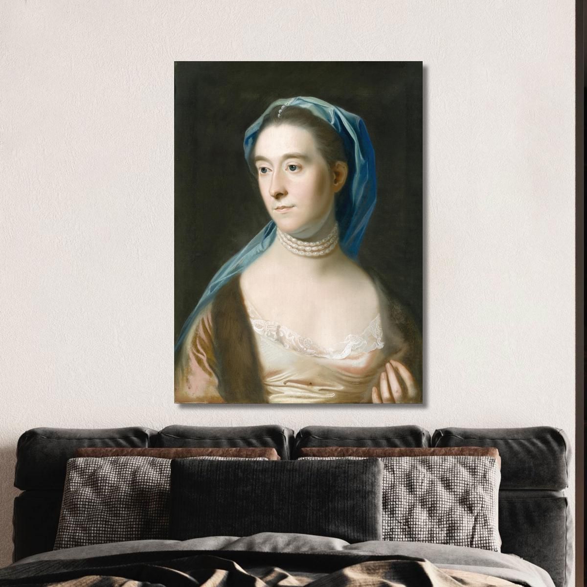Portrait Of Mrs. Joseph Henshaw John Singleton Copley jsg55 canvas print 
