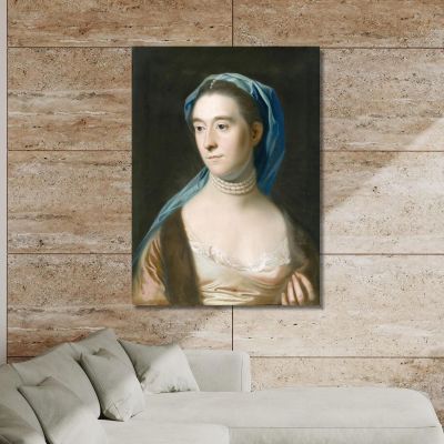 Portrait Of Mrs. Joseph Henshaw John Singleton Copley jsg55 canvas print 