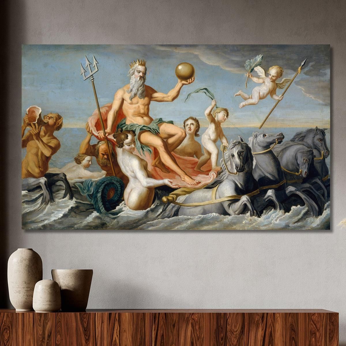 The Return Of Neptune John Singleton Copley jsg65 canvas print 